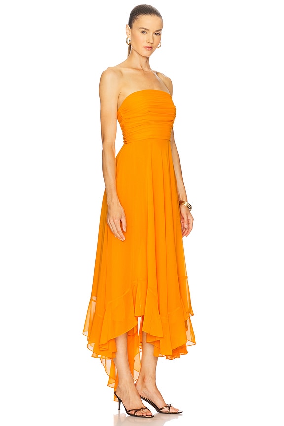 view 2 of 3 Louisa Chiffon Dress in Aperitivo