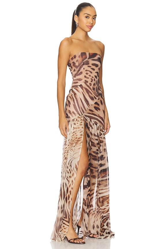 view 2 of 3 Nicole Dress in Animal Print