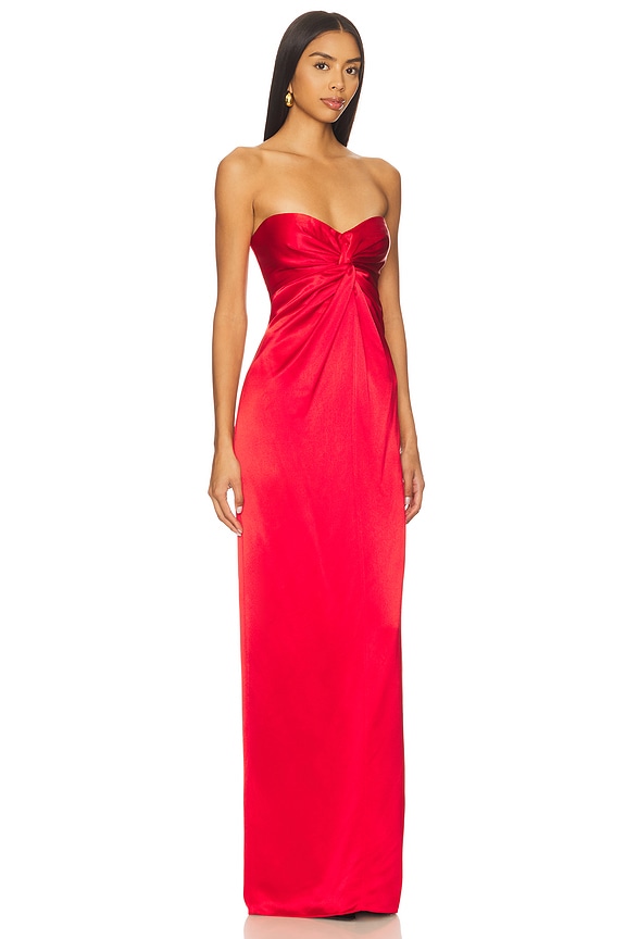 view 2 of 3 Olivine Dress in Red