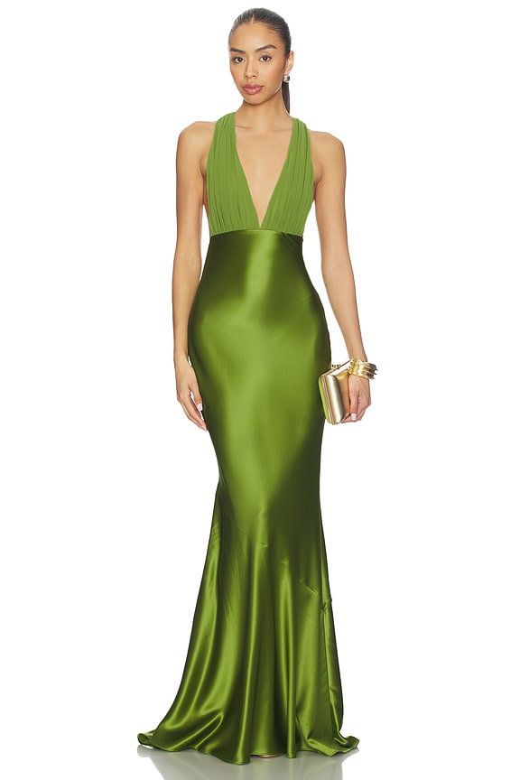 view 1 of 3 Fig Dress in Kiwi