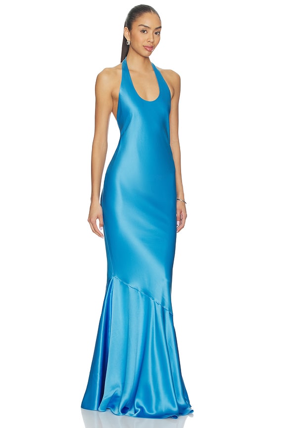 view 2 of 3 Alison Dress in Aqua