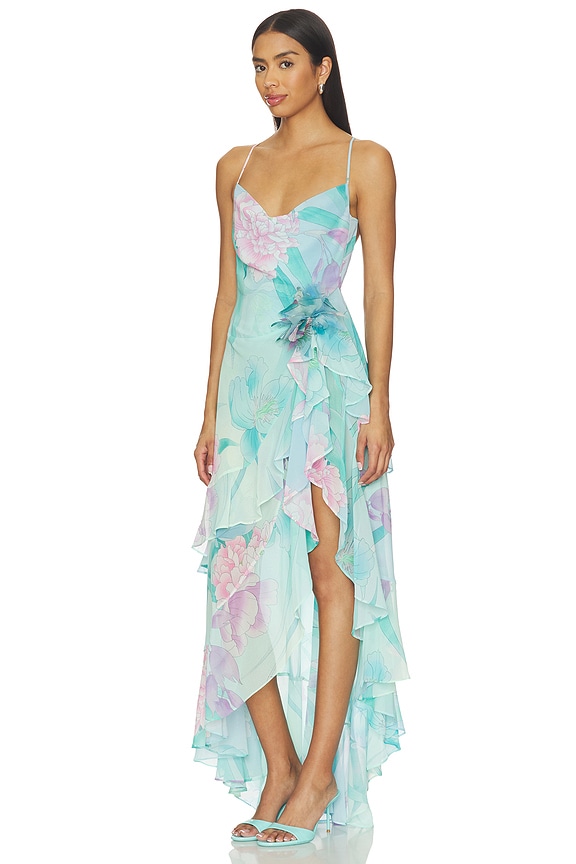 view 2 of 3 ROBE SAMARA in Beija Flor Pistachio