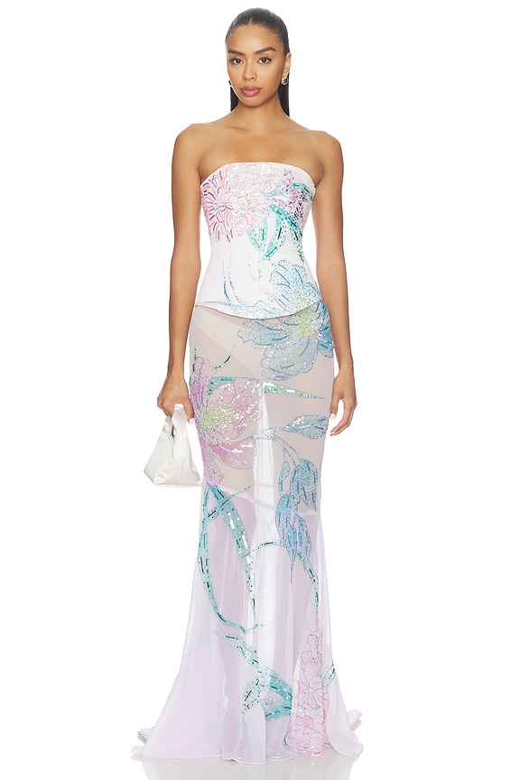 view 1 of 4 VESTIDO ALINEA in Beija Flor Rosa