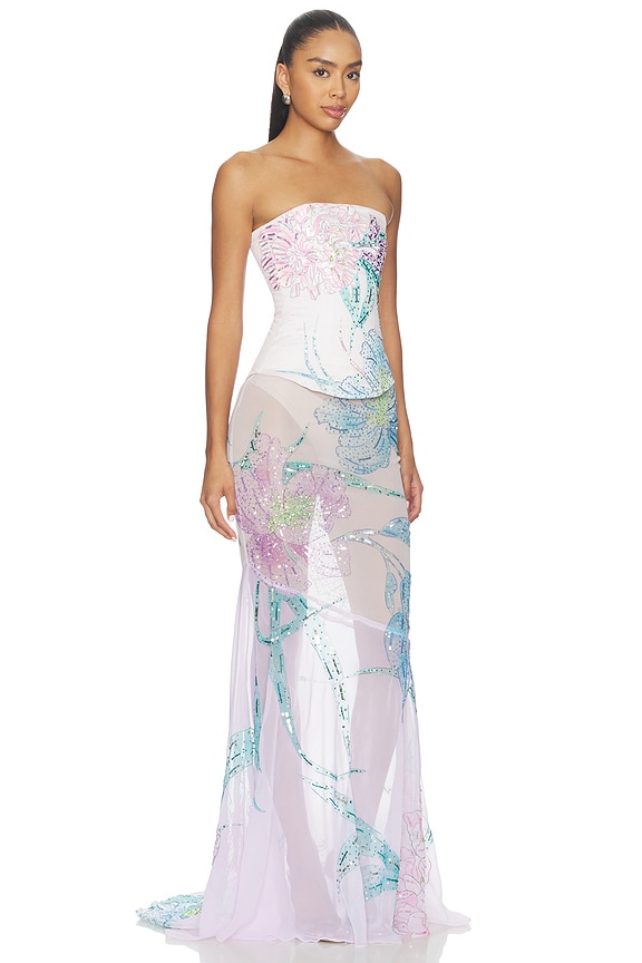 view 2 of 4 VESTIDO ALINEA in Beija Flor Rosa