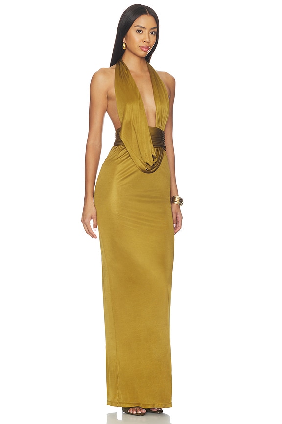view 2 of 3 VESTIDO PAYTON in Ochre