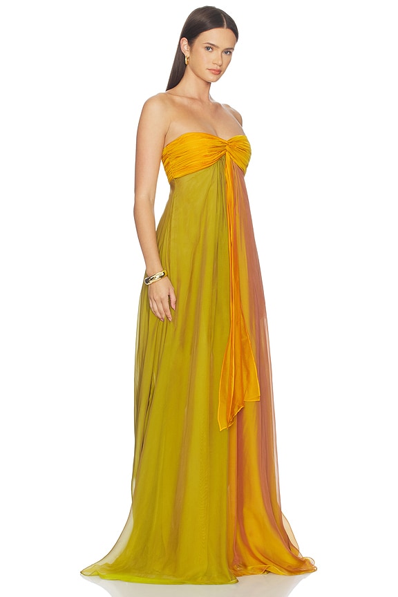 view 2 of 3 Lunaria Chiffon Dress in Iridescent Multi