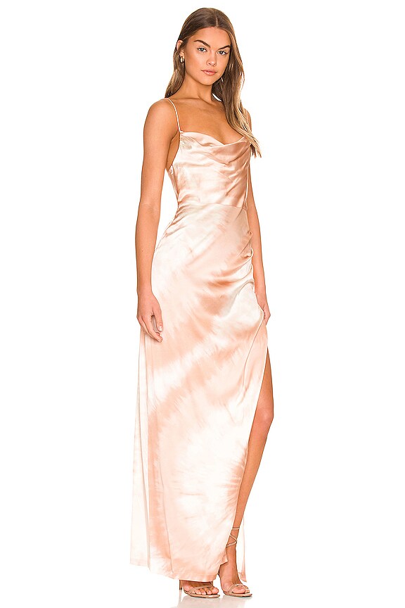 view 2 of 3 Marlene Dress in Neutral Tie Dye