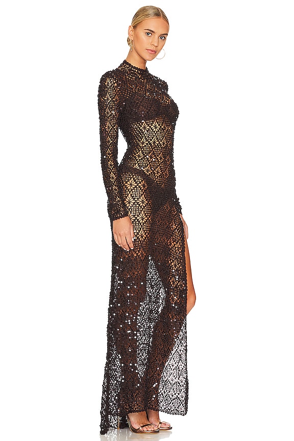 view 2 of 4 ROBE ALEXA in Coffee Bean