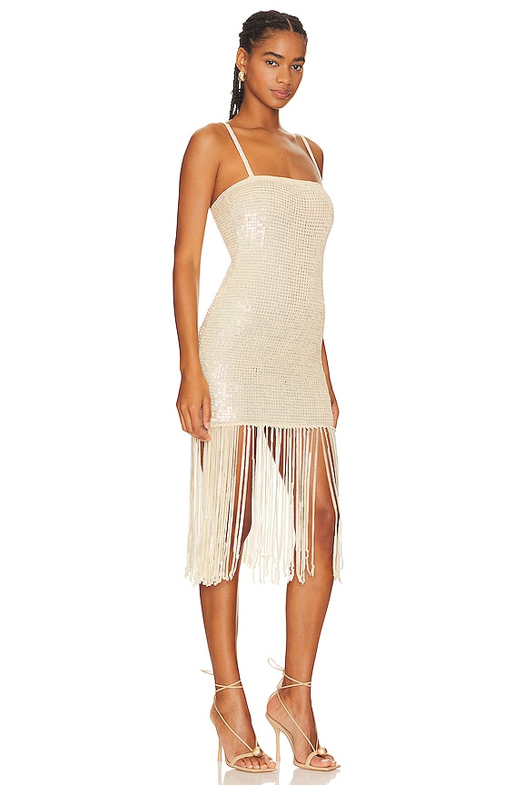 view 2 of 4 Nalu Dress in Iridescent Ivory