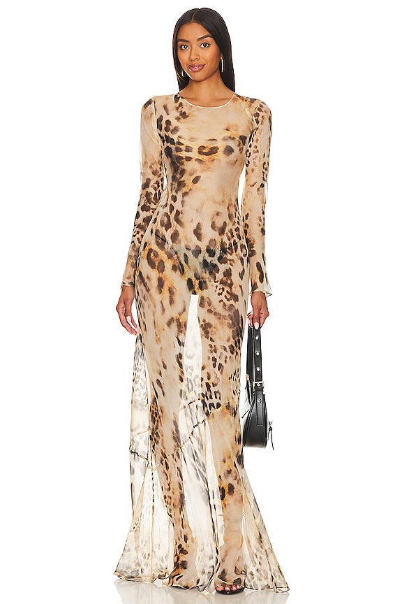 view 2 of 4 Vienna Dress in Vintage Cheetah