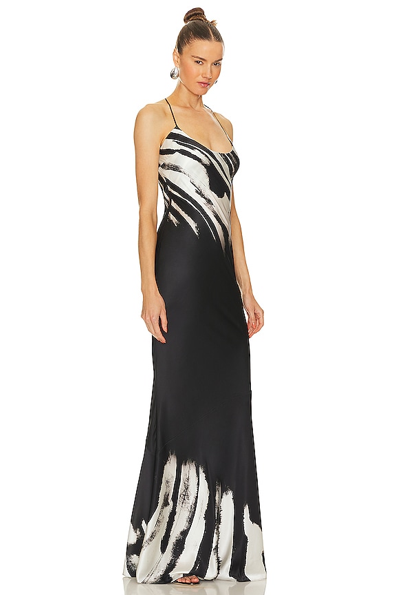 view 2 of 3 Cami Dress in Zebra Ink Ombre