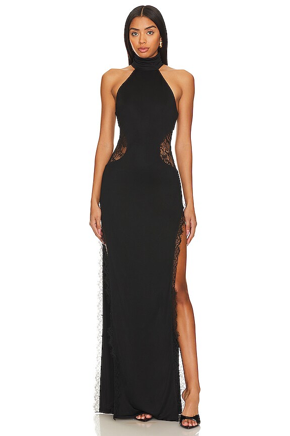 view 2 of 4 ROBE MAXI ROSEMARY in Black