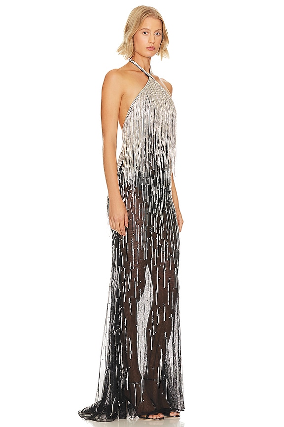 view 2 of 4 Belle Dress in Black & Silver