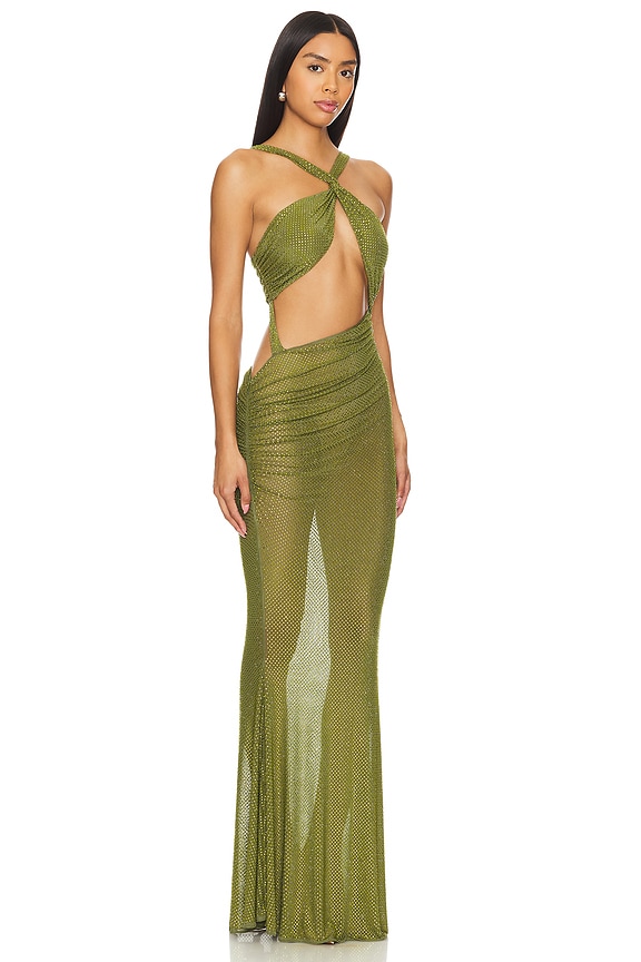 view 2 of 5 LIESEL ガウン in Military Green