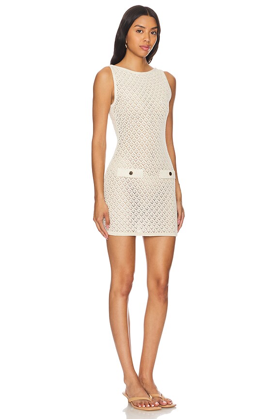 view 2 of 4 ROBE BREGAN in Metallic Ivory & Gold