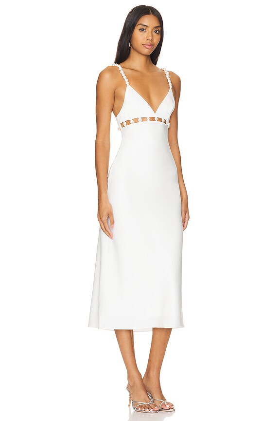 view 2 of 4 ROBE ELODIE in White