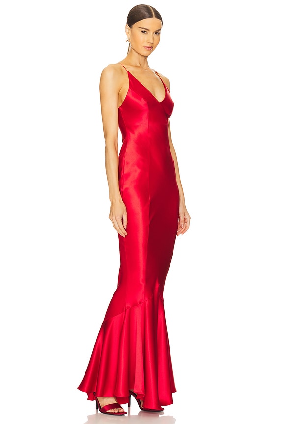 view 2 of 3 Rosalia Dress in Red