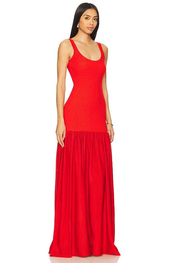 view 2 of 3 Kennedi Knit Dress in Metallic Geranium