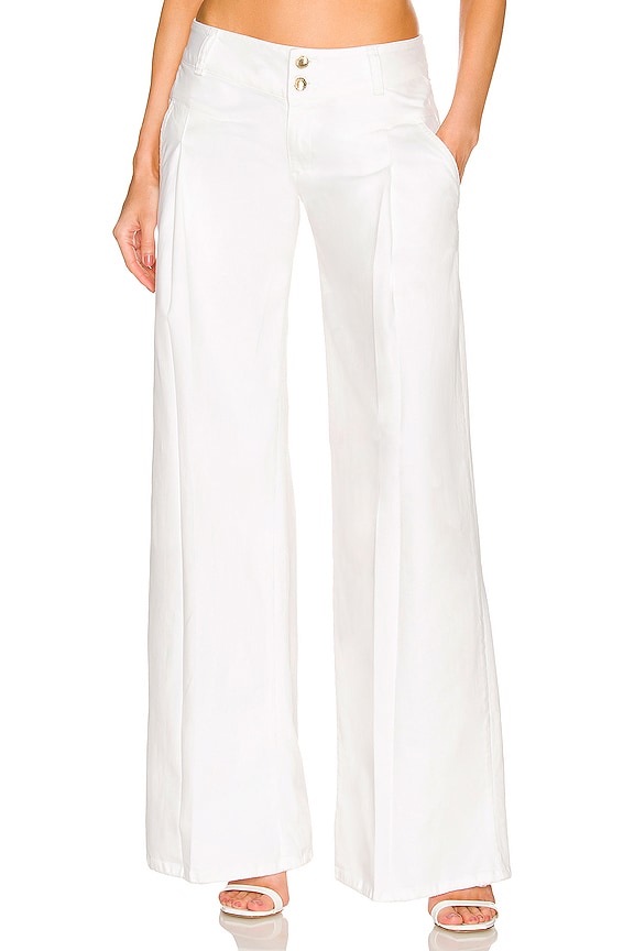 retrofete x REVOLVE Gladys Low Rise Jeans in Optic White | REVOLVE