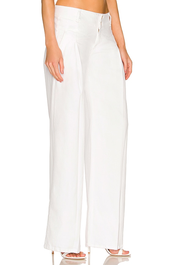 view 2 of 4 x REVOLVE Gladys Low Rise Jeans in Optic White