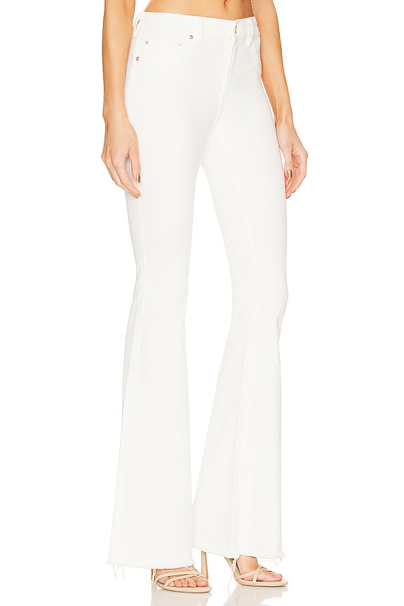 view 2 of 4 JEANS ACAMPANADOS DE TIRO MEDIO MOORE in Washed White
