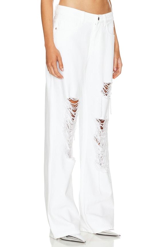 view 2 of 6 MADISON 진 in Pearl White