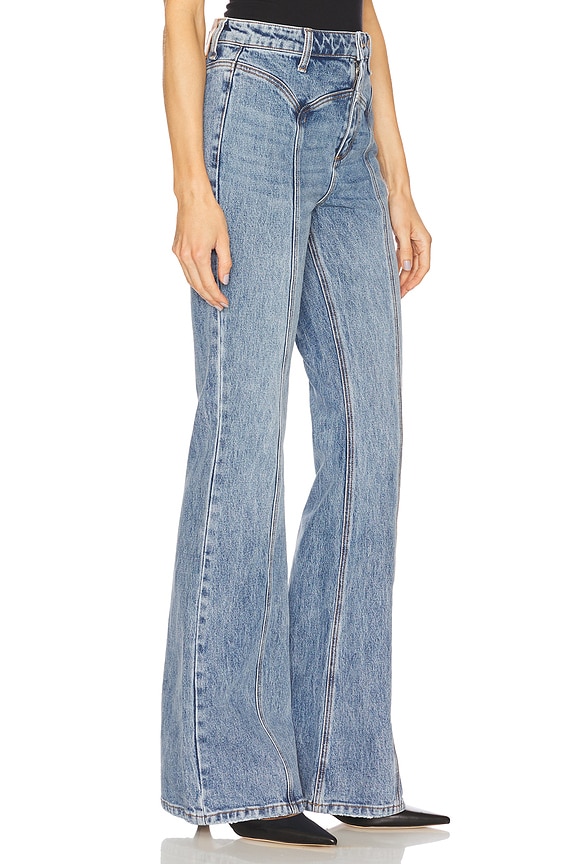 view 2 of 6 PANTALON EN DENIM MAELLE in Greenwich