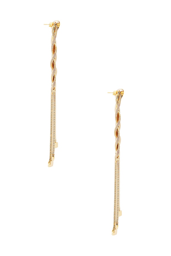 view 2 of 2 Emberlynn Earrings in Gold Luxe