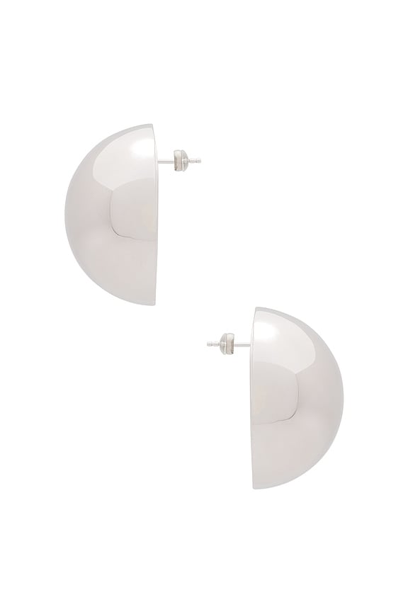 view 2 of 2 PENDIENTE SPHERE in Silver