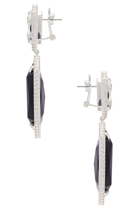 view 2 of 2 Cora Gemstone Earring in Black