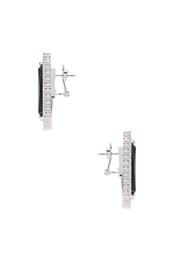 view 2 of 2 Hope Gemstone Earring in Black