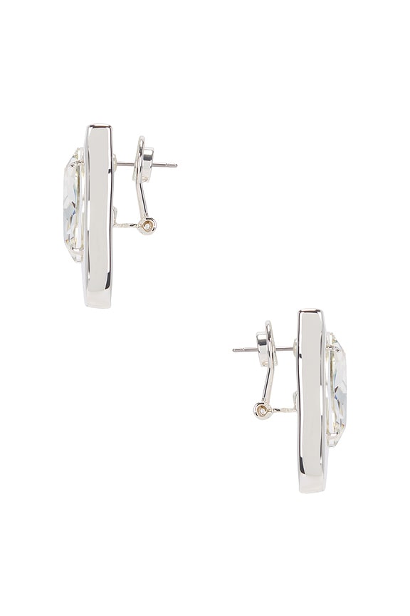 view 2 of 2 Nikki Crystal Earring in Silver