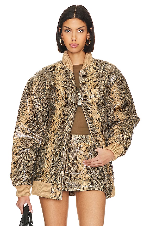 view 2 of 5 Halle Jacket in Tannin Snake