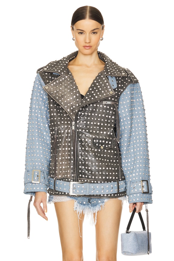 view 2 of 6 Rebel Jacket in Tangier & Silver