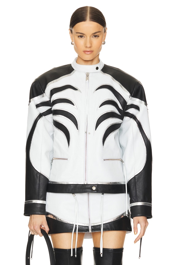 view 2 of 5 CHAQUETA GIVANA in White & Black