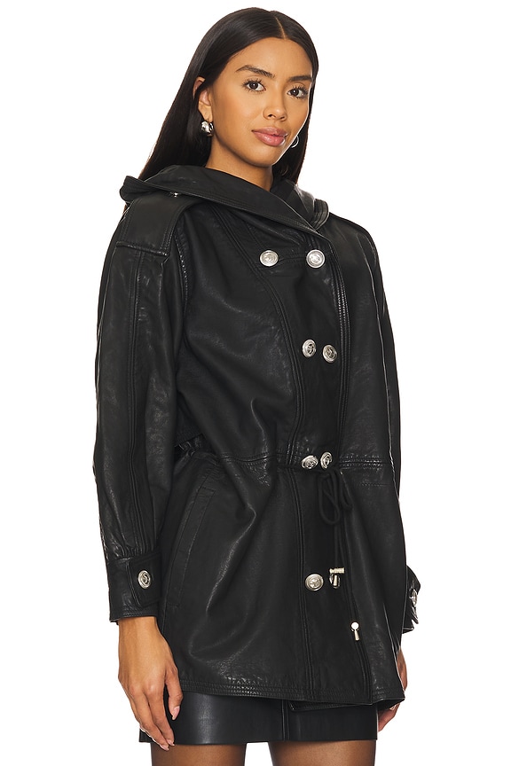 view 2 of 4 Saint Leather Jacket in Black