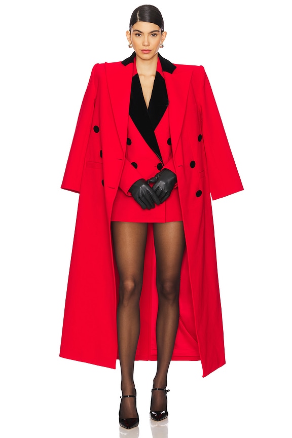 view 2 of 4 Constance Coat in Cardinal