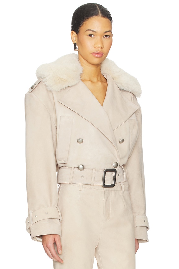 view 2 of 4 Rubee Coat in Khaki