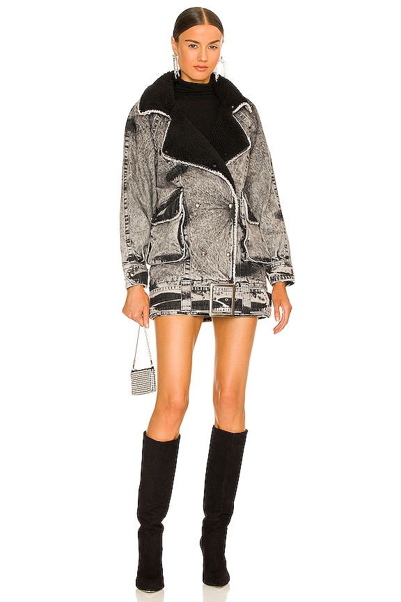 view 2 of 4 BLOUSON JANE in Acid Grey