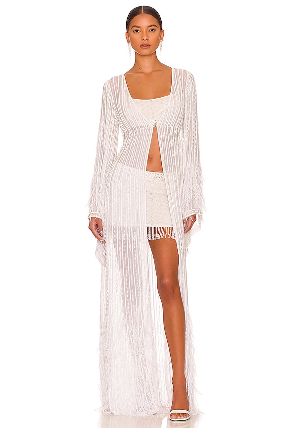 view 2 of 5 Nesreen Kimono in White
