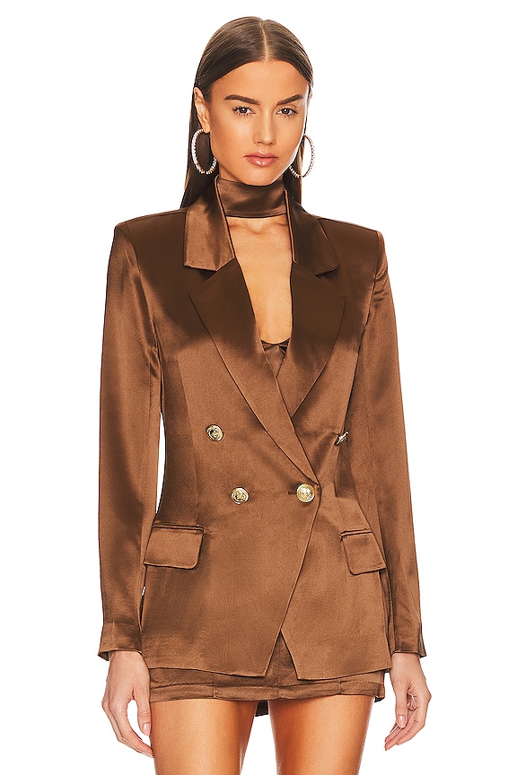 view 2 of 5 VESTE SAIGE in Cognac