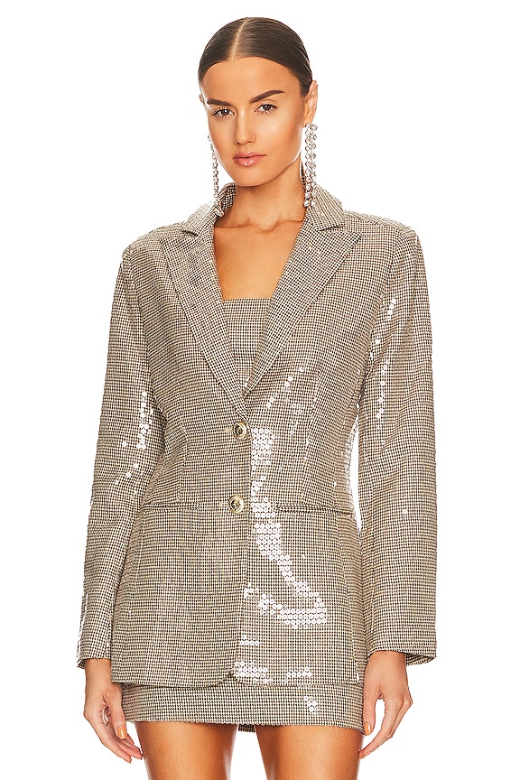 view 2 of 5 БЛЕЙЗЕР HADLEY in Multi Brown