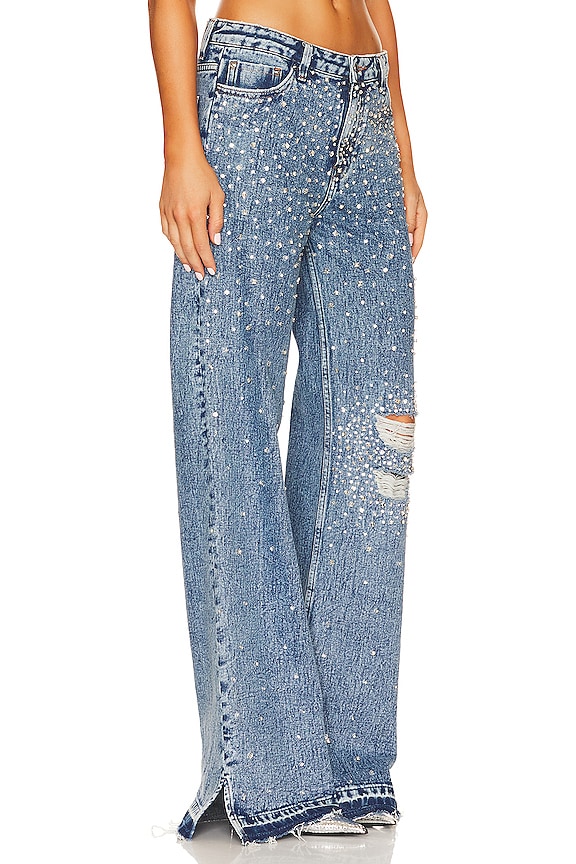 view 2 of 5 Bronte Pant in Crystal Celeste