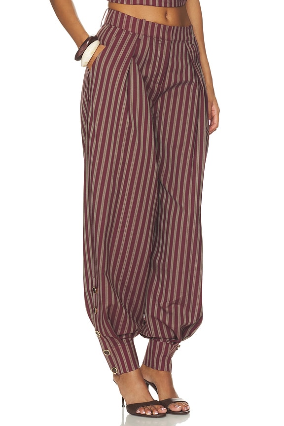 view 2 of 6 PANTALÓN VELORA  in Cigar Pinstripe