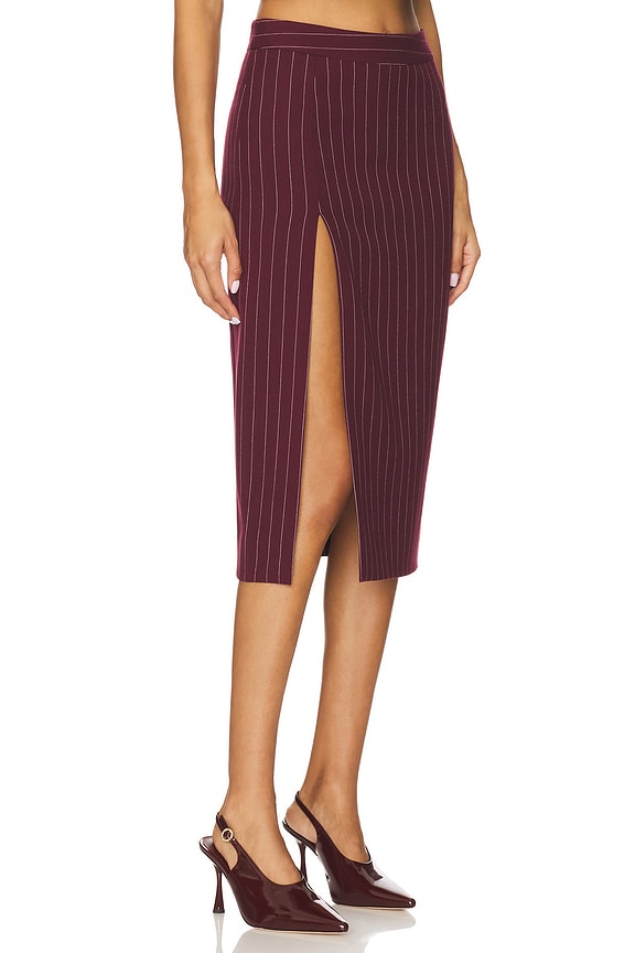 view 2 of 6 Brigette Skirt in Port