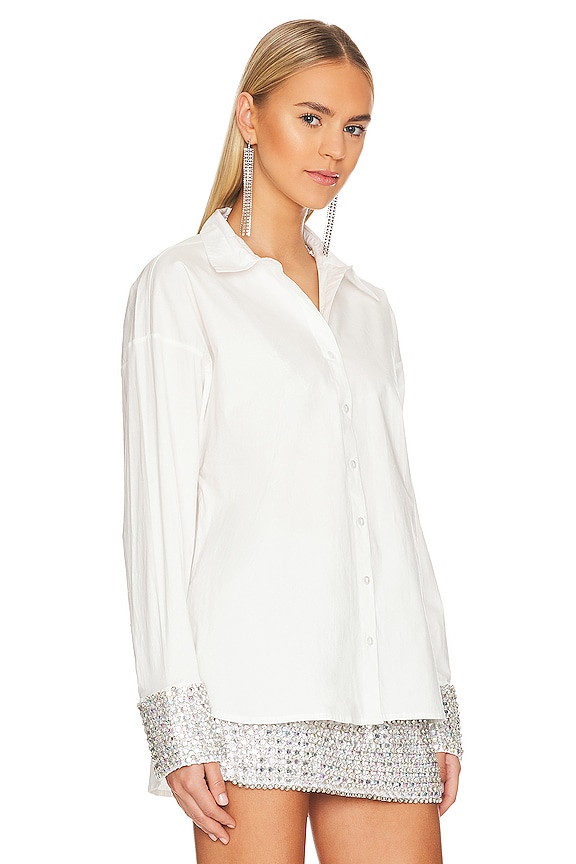 view 2 of 4 Katie Top in White/Silver