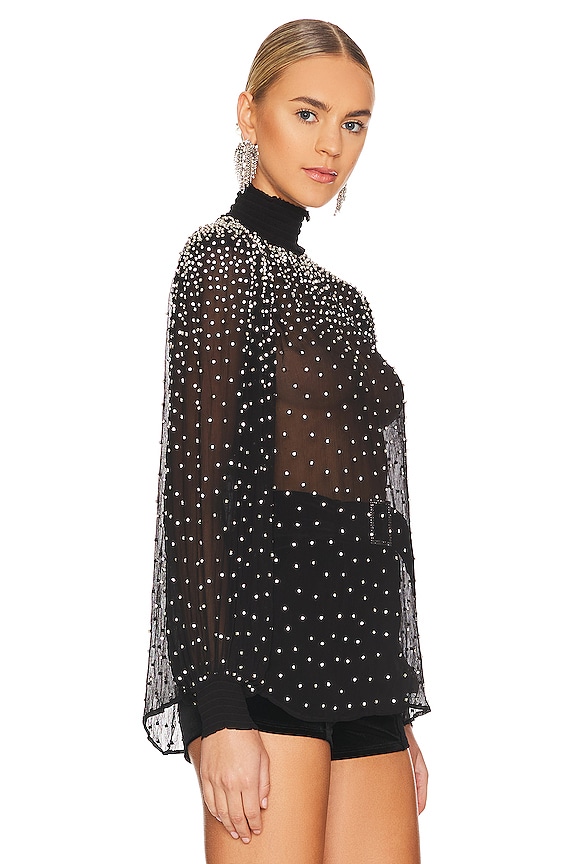 view 2 of 5 top Ava in Black & Silver