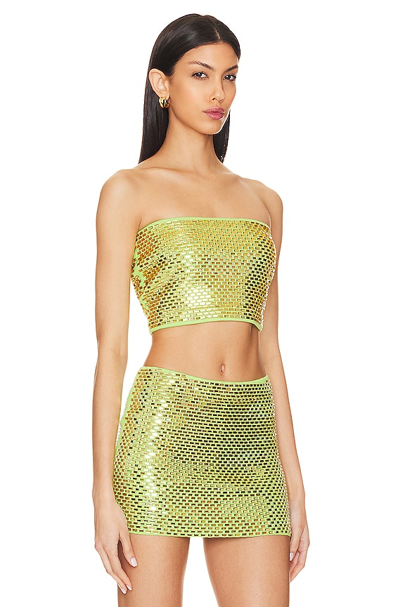 view 2 of 5 Theo Top in Lime Punch