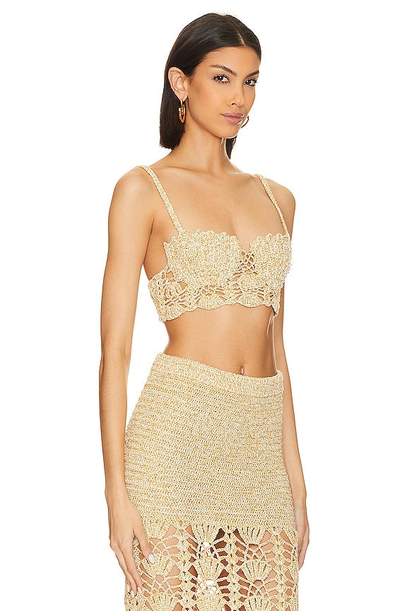 view 2 of 5 MELODY 탑 in Gold