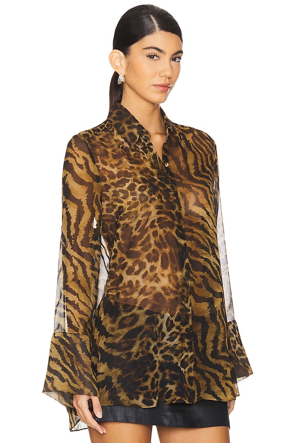 view 2 of 4 Mirren Shirt in Vintage Mixed Animal